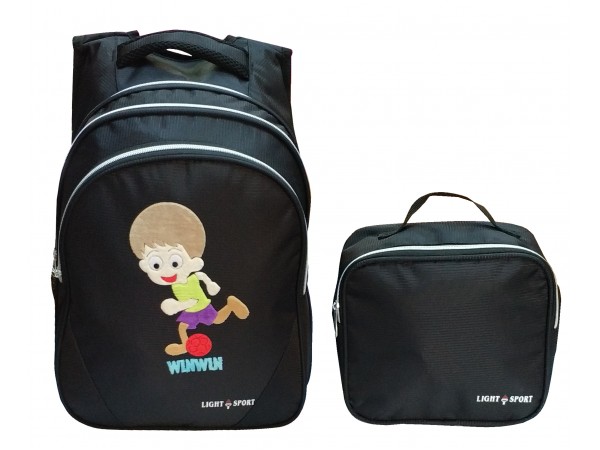 LÜK NAKIŞLI BESLENMELİ TAKIM ÇANTA ERKEK 353