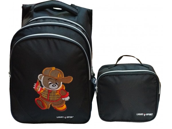 LÜK NAKIŞLI BESLENMELİ TAKIM ÇANTA ERKEK 353